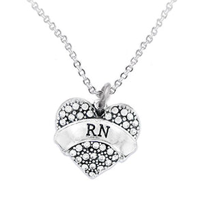 The Perfect Gift "RN" Adjustable Hypoallergenic Necklace, Safe - Nickel & Lead Free!