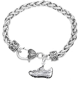 The Perfect Gift " Soccer Jewelry Shoe" Bracelet ©2016 Hypoallergenic, Safe - Nickel & Lead Free