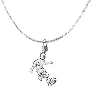 The Perfect Gift "Soccer Player Jewelry" Adjustable Necklace ©2016 Safe - Nickel & Lead Free