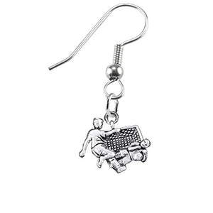 The Perfect Gift " Soccer Goalie Jewelry" Earrings ©2016 Hypoallergenic, Safe - Nickel & Lead Free