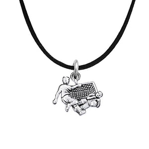 The Perfect Gift "Soccer Goalie Jewelry" Adjustable Necklace ©2016 Safe - Nickel & Lead Free