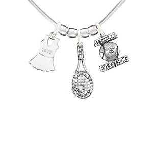 Gorgeous " Tennis " Hypoallergenic Adjustable Necklace. Nickel and Lead Free