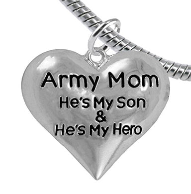 Army, My Son Is My Hero Bracelet, Hypoallergenic, Safe - Nickel & Lead Free