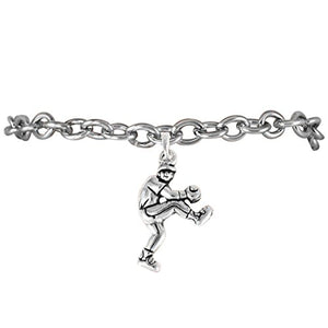 The Perfect Gift "Softball Pitcher Charm" Bracelet ©2009 Adjustable, Safe - Nickel & Lead Free