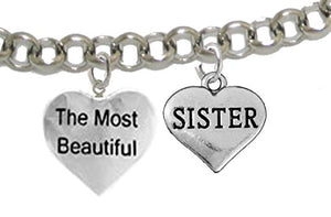 The Most Beautiful "Sister", Adjustable, Hypoallergenic, Safe - Nickel & Lead Free