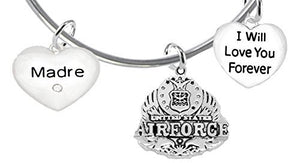 Madre, I Will Love You Forever, "Air Force", Safe - Nickel & Lead Free