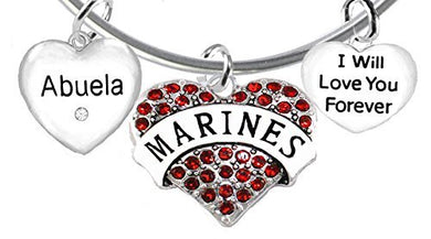 Marine Abuela, I Will Love You Forever, Safe - Nickel & Lead Free