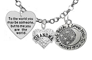 Mother's Day "Mom", Grandma "Grandma Bracelet", Safe - Nickel & Lead Free