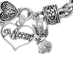 Nurse, RN, LPN, "You Are an Angel", Bracelet, Hypoallergenic, Safe - Nickel & Lead Free