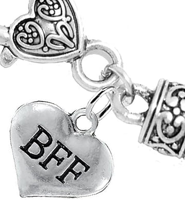 BFF Bracelet, Hypoallergenic, WILL NOT IRRITATE Anyone With Sensitive Skin, Safe, Nickel, Lead & Cadmium Free.