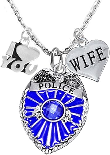 Policeman's Wife Necklace, Hypoallergenic, Safe-Nickel, Lead, Cadmium Free