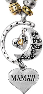 Big Sis I Love You to The Moon and Back, Adjustable Necklace Set, Hypoallergenic, Will NOT Irritate Anyone with Sensitive Skin, Safe, Nickel, Lead, & Cadmium Free.