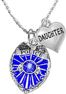 Policeman's Daughter Necklace, Hypoallergenic, Safe-Nickel, Lead, Cadmium Free