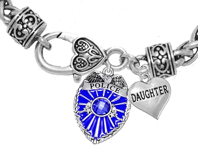 Policeman's Daughter Bracelet, Hypoallergenic, Safe-Nickel, Lead, Cadmium Free
