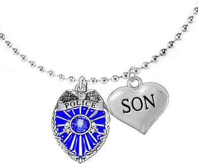 Policeman's Son Necklace, Hypoallergenic, Safe-Nickel, Lead, Cadmium Free