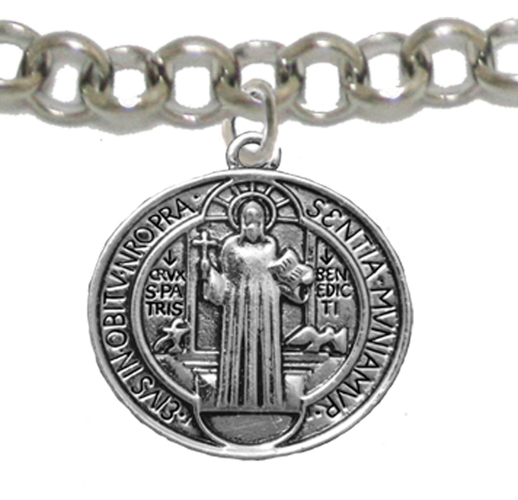 Saint Benedict Bracelet Protect Me from Harm Prayer, From Evil, From the Devil. Nickel & Lead Free