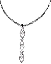 Messianic Fashion,Ichthus Fish,Used As Secret Symbol By Persecuted Early Christians,Star Of David Symbolizes Jesus's Faith.Necklace Is Adjustable Silvertone Chain.What A Wonderful Gift For Yourself,Or Someone Special.Gift Ready Comes In Black Velvet Bag