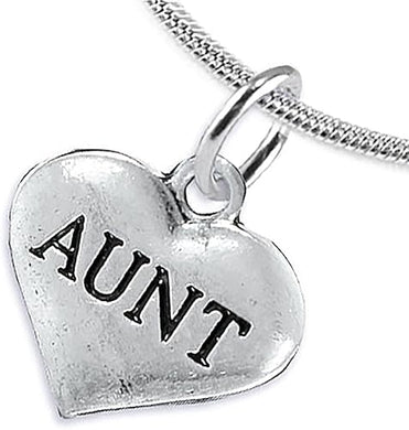 Aunt Adjustable Necklace, Hypoallergenic, Will NOT Irritate Anyone with Sensitive Skin, Safe, Nickel, Lead & Cadmium Free.