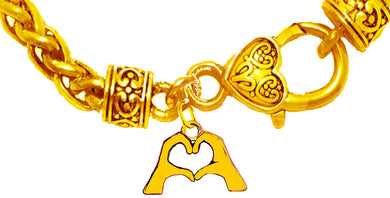 Everyone Is Doing It! Forming Their Fingers And Hands Into The Shape Of A Heart Saying  
