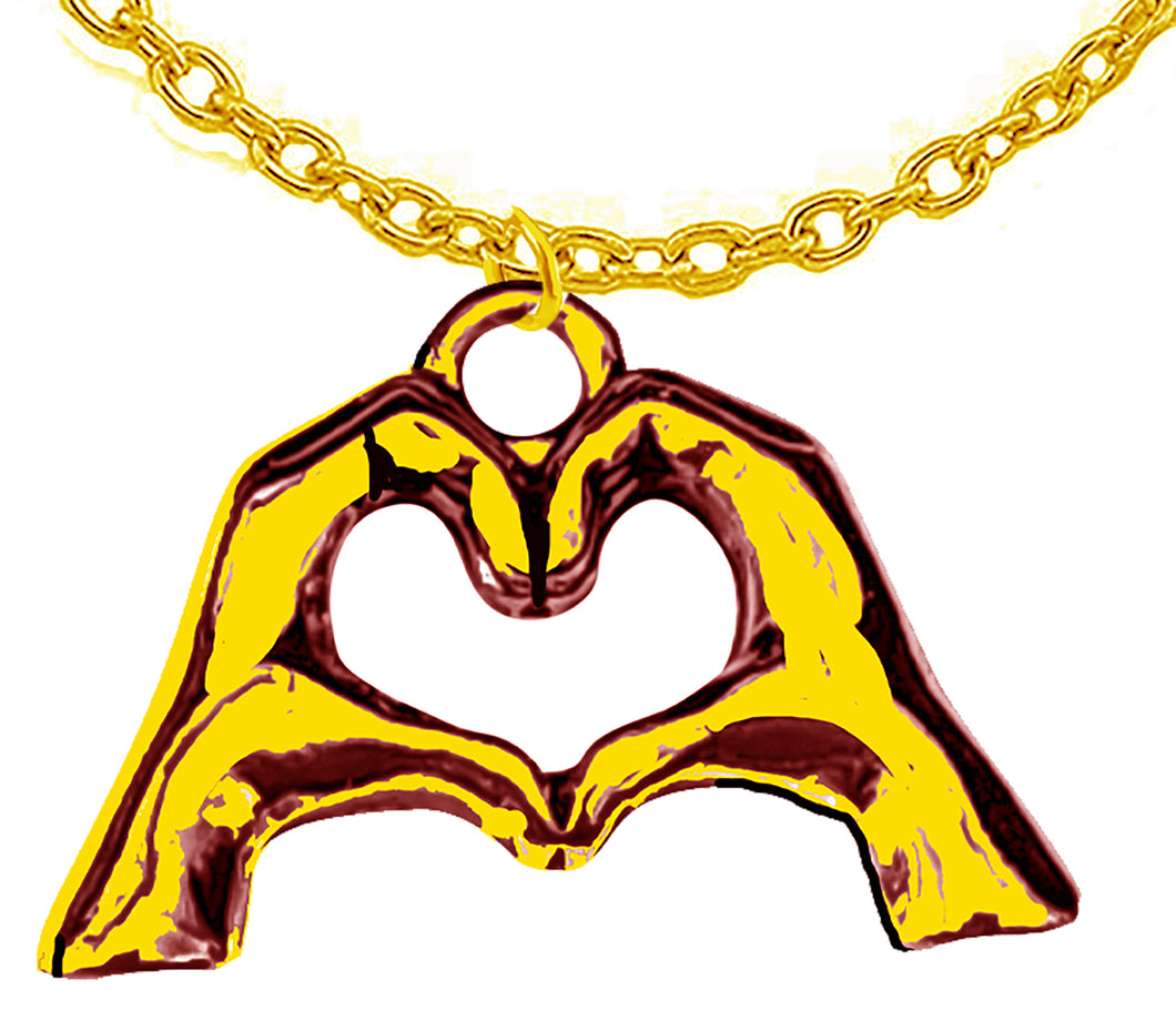 Everyone Is Doing It! Forming Their Fingers And Hands Into The Shape Of A Heart Saying  
