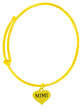 Mimi, Gold Heart On A Adjustable Miracle Wire Bracelet. What A Wonderful Gift For Someone You Love, Or For Yourself. Gift Ready, Comes In A Black Velvet Bag. Hypoallergenic, Safe, No Nickel, Lead, Or Cadmium In The Metal. Made In The USA By Veterans.