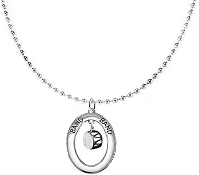 Drum, Hypoallergenic Adjustable Necklace, Safe-Nickel, Lead And Cadmium Free