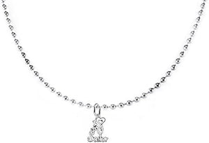 Navy, I Love My Sailor, Necklace Hypoallergenic, Safe-Nickel, Lead, Cadmium Free
