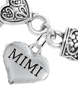 Mimi Charm Bracelet, Hypoallergenic, Will NOT Irritate Anyone with Sensitive Skin, Safe, Nickel, Lead & Cadmium Free.
