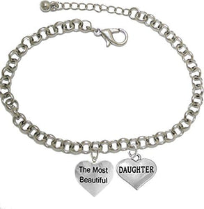 The Most Beautiful Daughter, Adjustable, Hypoallergenic, Safe-Nickel, Lead, Cadmium Free