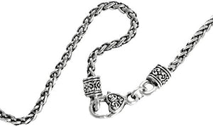 Big Sis And "I Love You To The Moon And Back" On A Antique Wheat Chain Necklace. 18 Inches. Hypoallergenic, Safe-No Nickel, Lead Or Cadmium In The Metal. Assembled And Made In The USA By Veterans. 1298-1818N10