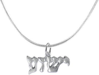 Messianic Jewelry, Yeshua (Jesus in Hebrew) Named By An Angel Of God, Hypoallergenic Adjustable Snake Chain Necklace, Safe-No Nickel, Lead, Or Cadmium In The Metal©2016