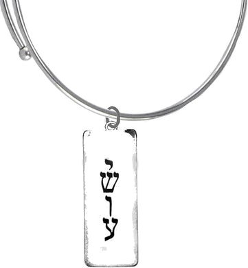Messianic Christian Silvertone Verticle Yeshua Plaque On A Magic Miracle Bracelet. If you do not believe that this jewelry is beautiful when you receive it, simply return it for a full refund.©2023, Large, Silver, Carnelian