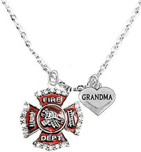 Firefighter, Grandma Adjustable Necklace, Hypoallergenic, Safe-Nickel, Lead, Cadmium Free
