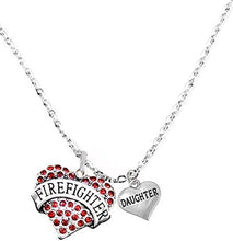 Firefighter, Daughter Adjustable Necklace, Hypoallergenic, Safe-Nickel, Lead, Cadmium Free