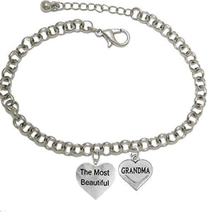 The Most Beautiful Grandma, Adjustable, Hypoallergenic, Safe-Nickel, Lead, Cadmium Free