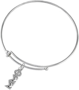 Phi Sigma Sigma, Authorized Sorority Jewelry Manufacturer, Adjustable Miracle Wire Bracelet, Hypoallergenic, Safe-No Nickel, No Lead, And No Poisonous Cadmium