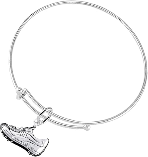 The, Soccer Shoe Jewelry Bracelet Hypoallergenic, Safe-Nickel, Lead Free