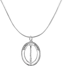 Band Clairinet Player Hypoallergenic Adjustable Necklace, Safe-Nickel, Lead Free
