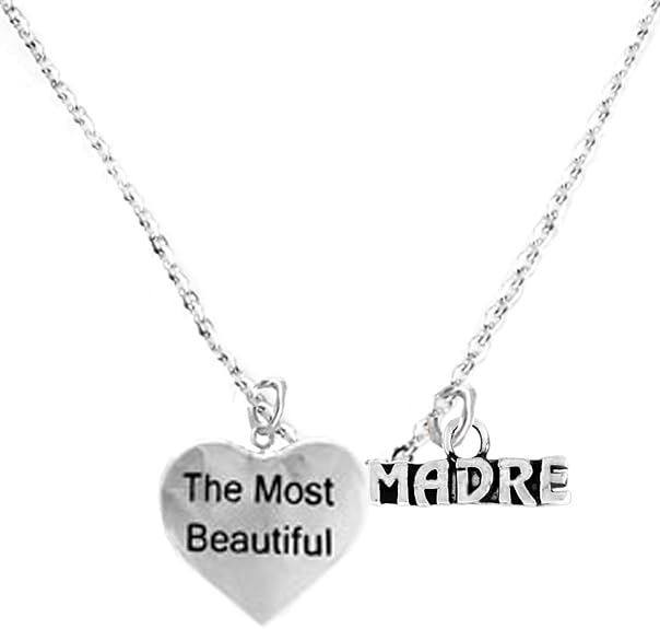 The Most Beautiful Madre Adjustable Curb Chain Necklace, Hypoallergenic, Safe-Nickel, Lead, Cadmium Free
