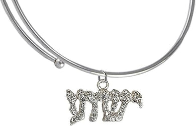 Messianic Christian Silvertone Austrian Cut Crystal Yeshua On A Miracle Wire Bracelet. If you do not believe that this jewelry is beautiful when you receive it, simply return it for a full refund., Large, Silver, Carnelian