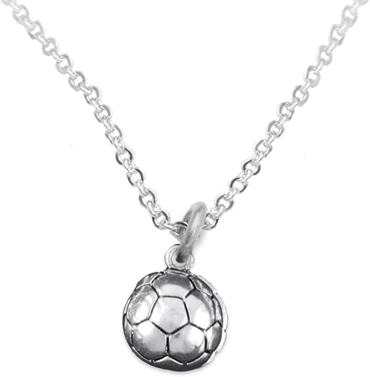 The, Soccer Jewelry Adjustable Necklace Hypoallergenic Earring, Safe-Nickel, Lead Free