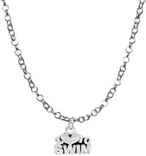 I Love Swimming Necklace, Hypoallergenic Safe-Nickel Free, No Poisonous Lead, or Cadmium