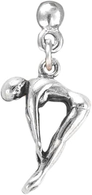 Swim Diver Charm Post Earring Hypoallergenic, Adjustable Safe-Nickel, Lead & Cadmium Free!