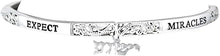 Yeshua, (Jesus in Hebrew) Named by an Angel of GOD. Expect Miracles, The Original Hypoallergenic, Safe-Nickel, Lead, Cadmium Free, Adjustable Stretch Bracelet