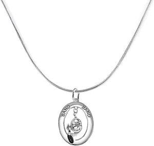 Orchestra-Band French Horn Player, Hypoallergenic Adjustable Necklace, Safe-Nickel, Lead and Cadmium Free