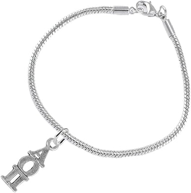 Alpha Omicron Pi - Licensed Sorority Jewelry Manufacturer, Hypoallergenic Safe Bracelet