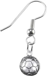 The Perfect Gift, " Soccer Jewelry Earring" Hypoallergenic Earring, Safe-Nickel, Lead Free