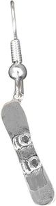 Snowboard Hypoallergenic Earring, Safe-Nickel, Lead & Cadmium Free!