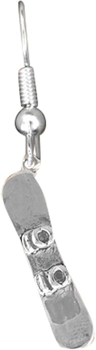 Snowboard Hypoallergenic Earring, Safe-Nickel, Lead & Cadmium Free!