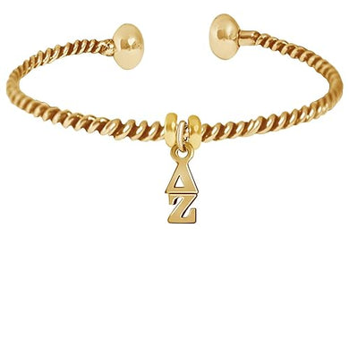 Delta Zeta Sorority Adjustable Charm Bracelet